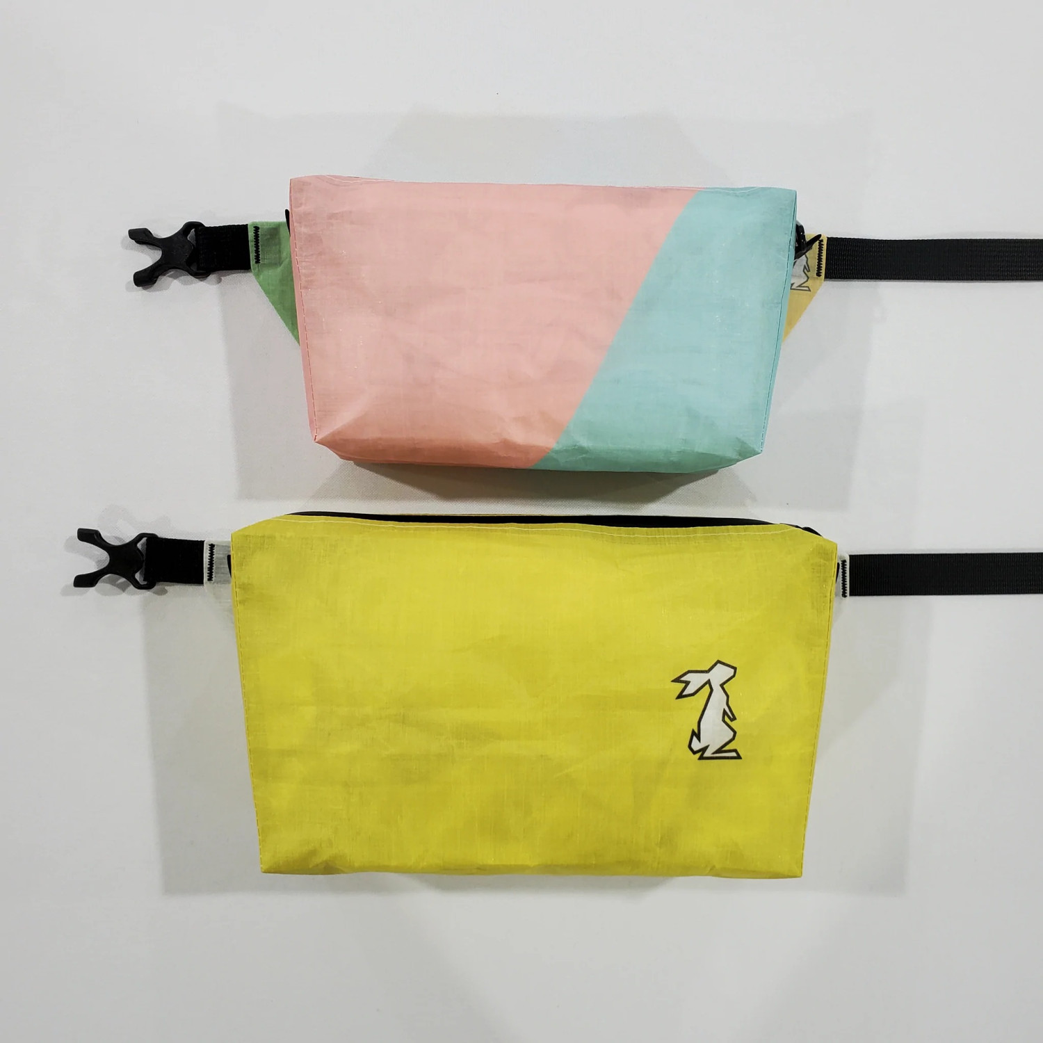 Bright colored shop fanny packs