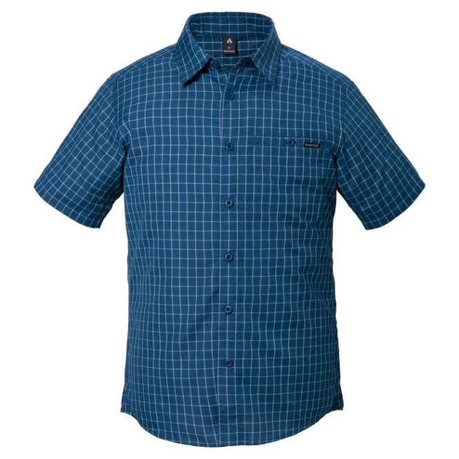 Mens Wickron Light Single Pocket Short Sleeve Shirt, Navy