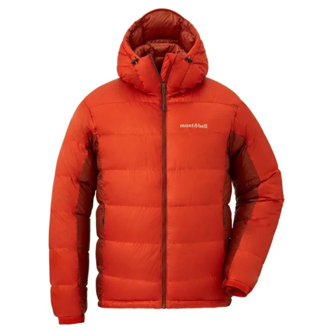 Alpine Down Parka Mens, Orange