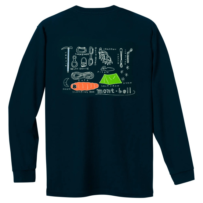 Wickron Long Sleeve T Mountain Gear, Navy