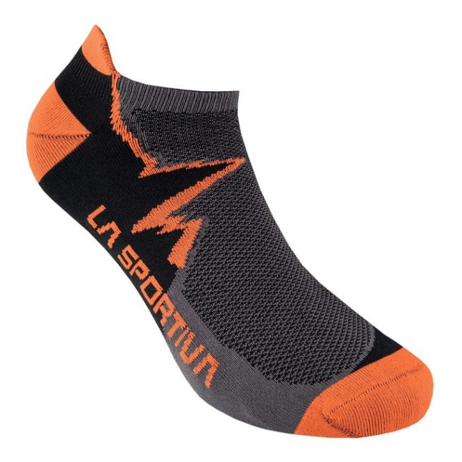 Climbing Socks, Carbon/Hawaiian Sun