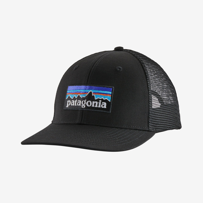 P-6 Logo Trucker Hat, Black