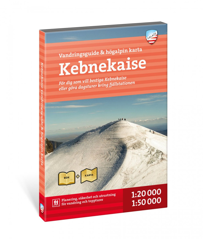 Kebnekaise vandringsguide och högalpin karta