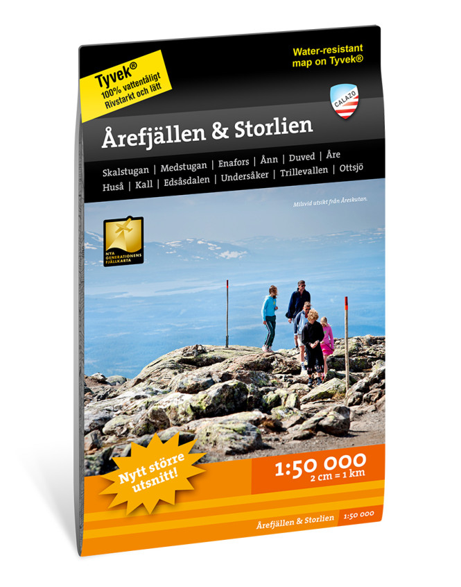 Årefjällen and Storlien 1:50.000