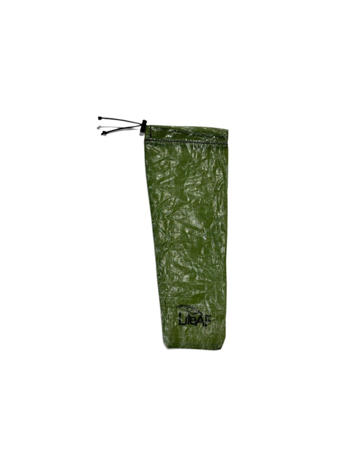 Dyneema Ultralight Wide Mouth Tent Stake Stuff Sack, Green