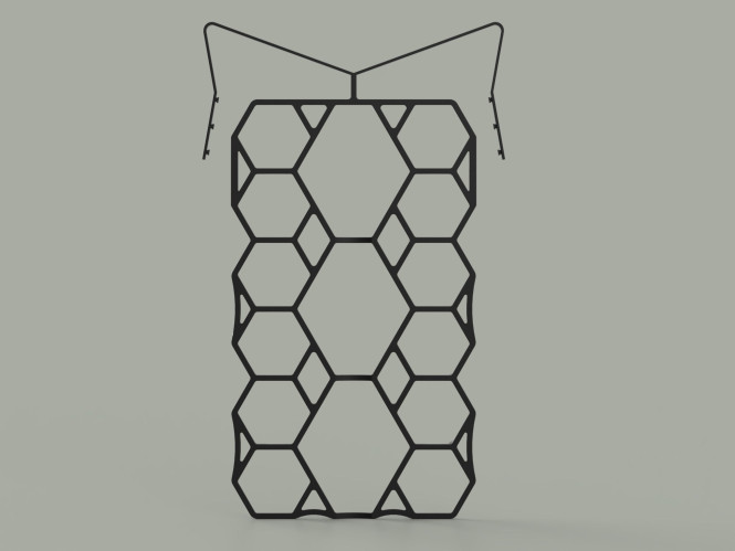 Ultralight Backpack Ventilation Frame, Grey