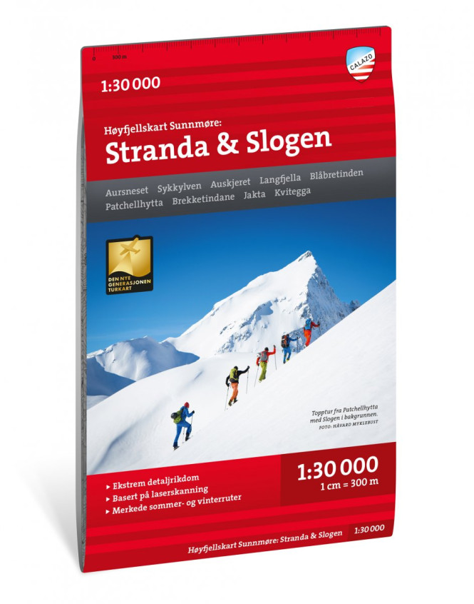 Stranda and Slogen 1:30.000