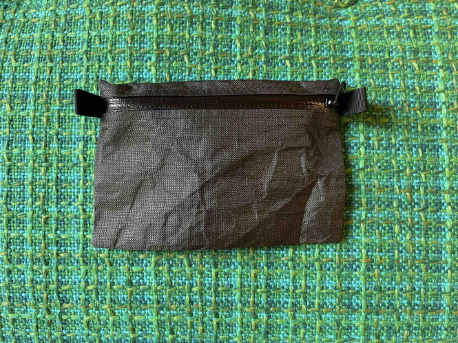 Small Ultra Zipper Pouch, Black