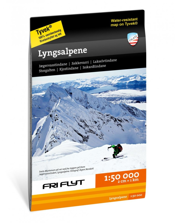Lyngsalpene 1:50.000