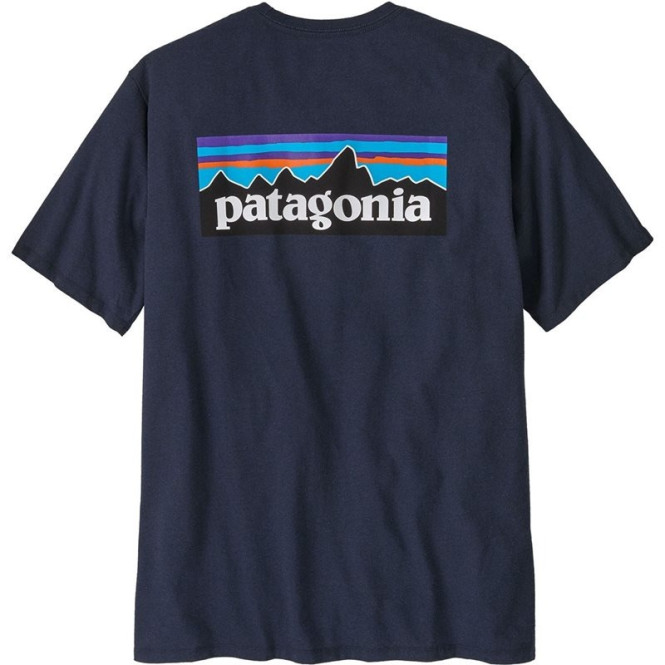 Mens P-6 Logo Responsibili-Tee, New Navy