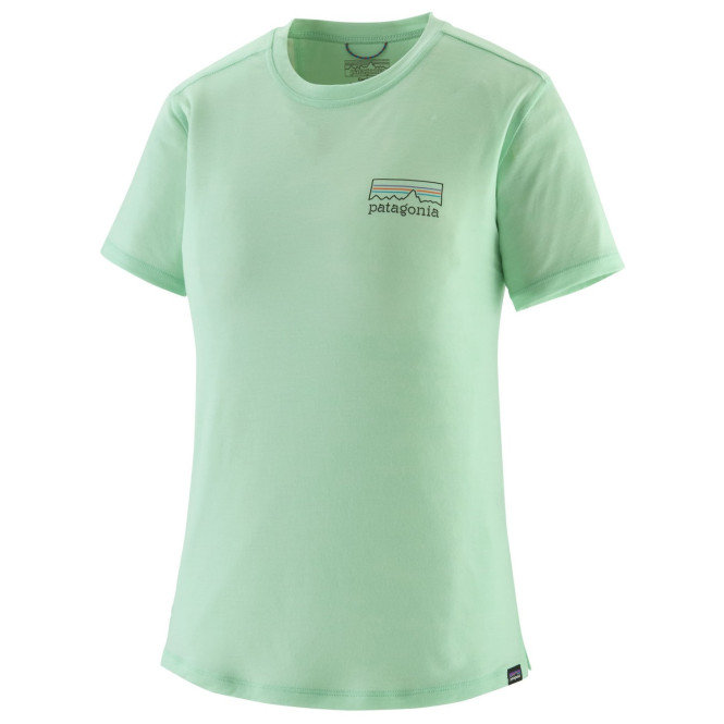 Ws Cap Cool Merino Graphic Shirt, Fitz Roy Strata: Rinsed Green
