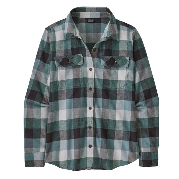 Ws L/S MW Fjord Flannel Shirt, Guides: Nouveau Green