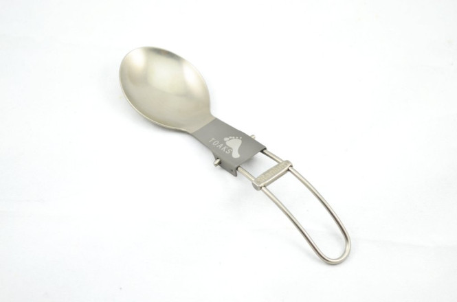 Titanium Folding Spoon