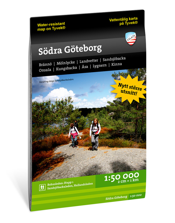 Södra Göteborg 1:50.000