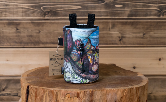 Chalk Bag Artist Series Wind River Mountains