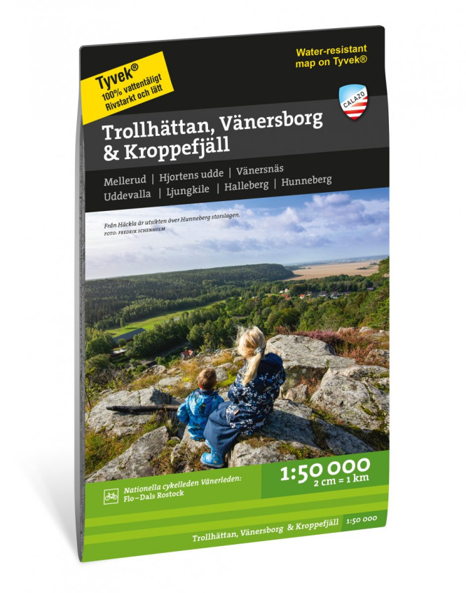 Trollhättan, Vänersborg and Kroppefjäll 1:50.000