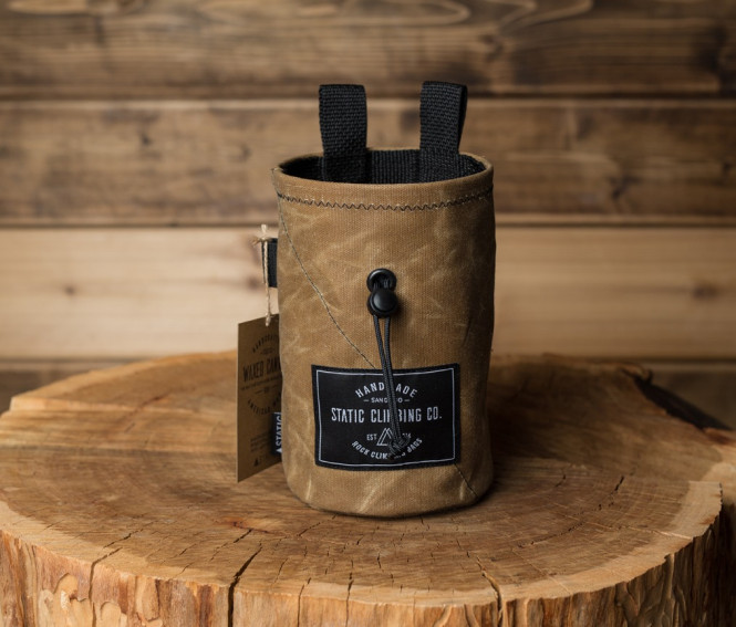 Chalk Bag Waxed Canvas Sienna