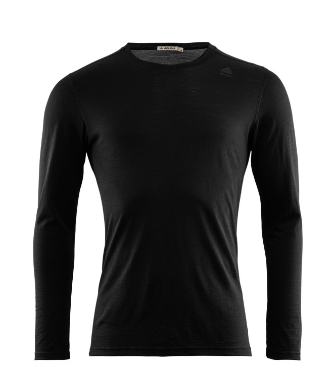 LightWool 140 Undershirt Long Sleeve Ms, Black