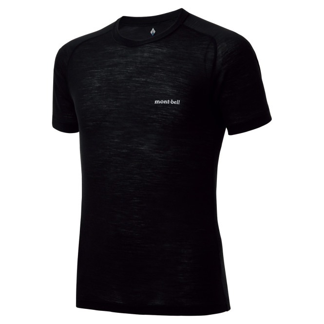 Super Merino Wool LW T-Shirt Mens, Black