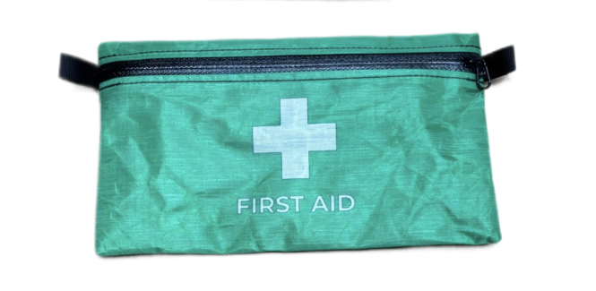 First Aid Zipper Pouch Medium, Green